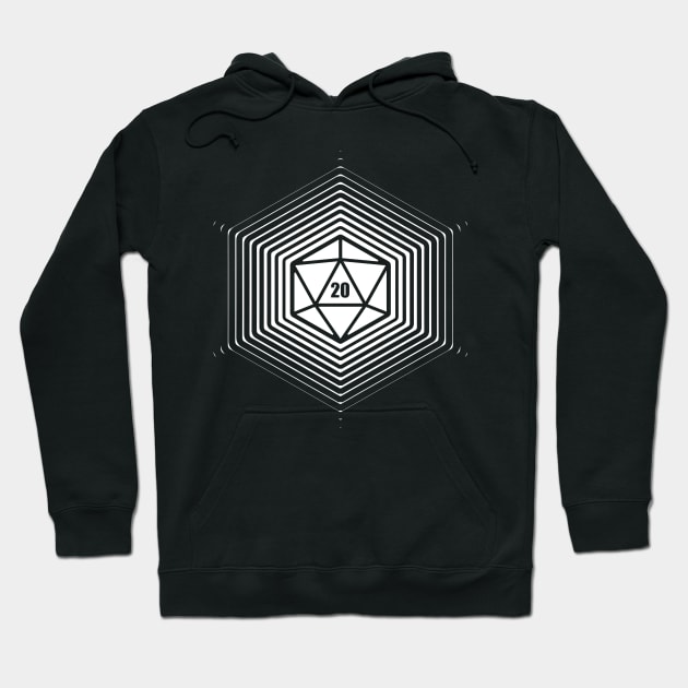 RPG Design - Shining Dice Hoodie by The Inked Smith